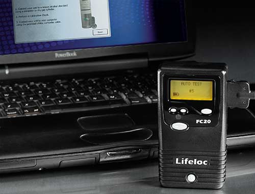 Alcomark Software with FC20 Breath Alcohol Tester