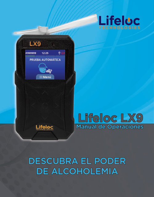 Spanish language LX9 User Manual